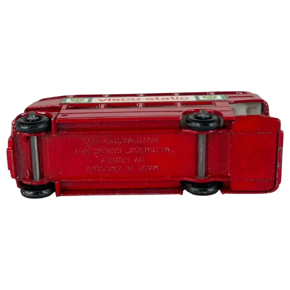Matchbox Laney Diecast Routemaster #5 London Bus BP Visco Static Decker England - Picture 8 of 9
